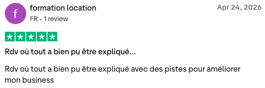 Avis Trustpilot client 5